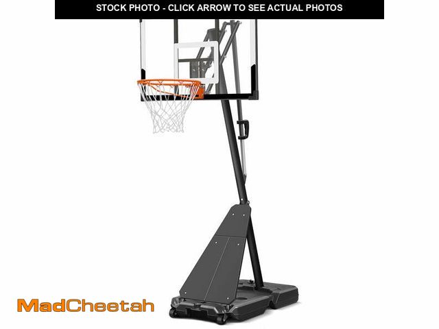 Lot 74-14438464 - SERAY Basketball Hoop with 4.9-10 feet Height Adjustable for Kids/Adults, Portable Basketball Goal w...