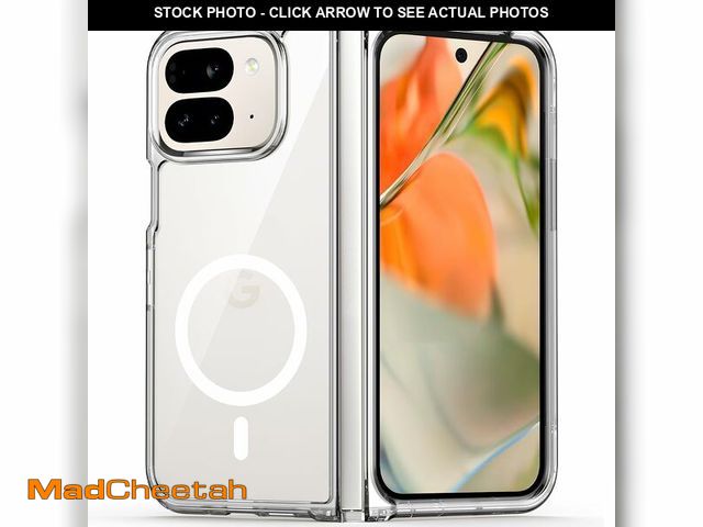 Lot 74-13575374 - TIANNIUKE Magnetic Case for Google Pixel 9 Pro Fold, Transparent and Yellow Resistant,Compatible wit...