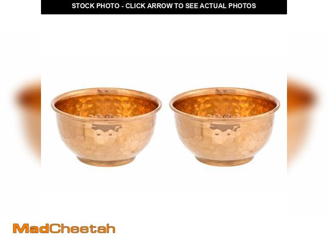 Lot 74-13540325 - AUNERCART Pure Copper Hammered Offering Bowl For Altar Use Meditation Yoga Burning Incense Rituals I...