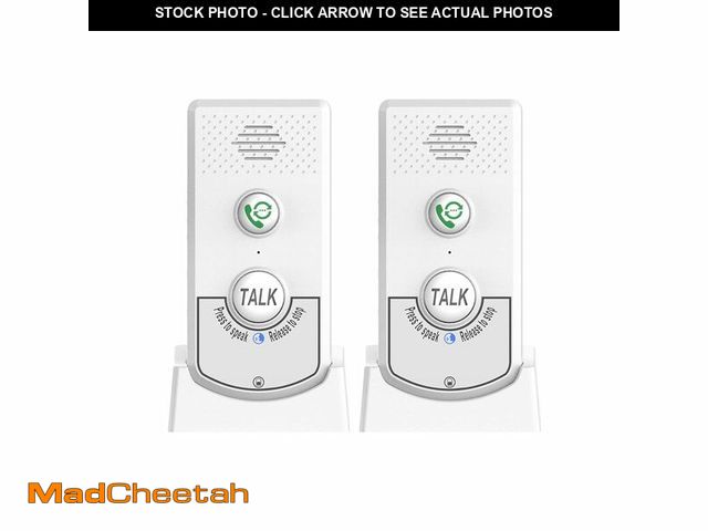 Lot 74-13570578 - Irishom 2 Pack Intercoms Wireless for Home Voice Bidirectional Caller Home Ultra Long Distance Porta...