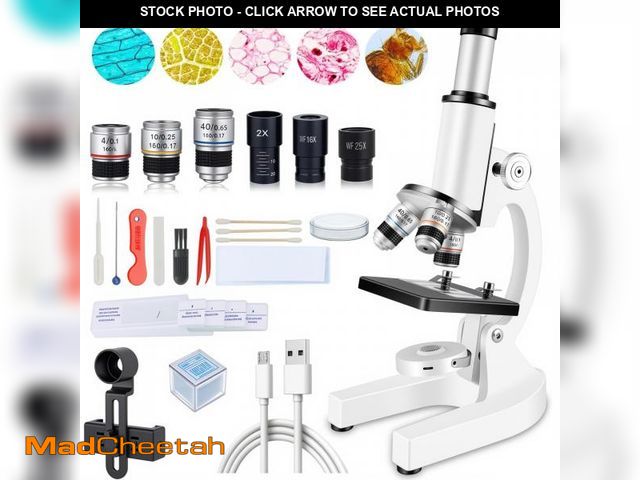 Lot 74-12311746 - Poothoh Compound Microscope for Adults &amp; Kids - 40X-2000X High-Power Biological Microscope for S...