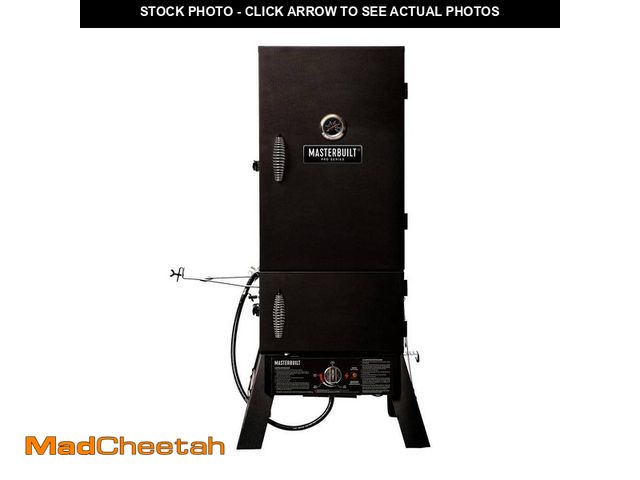 Lot 74-12682162 - Masterbuilt 30 in. Dual Fuel Propane Gas and Charcoal Smoker in Black, 731 sq. in. of Cooking Space ...