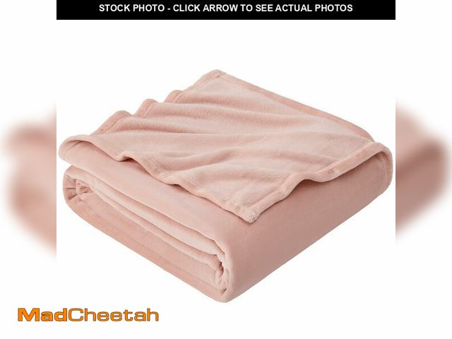 Lot 74-12701467 - Hansleep Fleece Dusty Pink Full Blanket, Super Soft Flannel Fuzzy Plush Cozy Blanket for All Seasons...