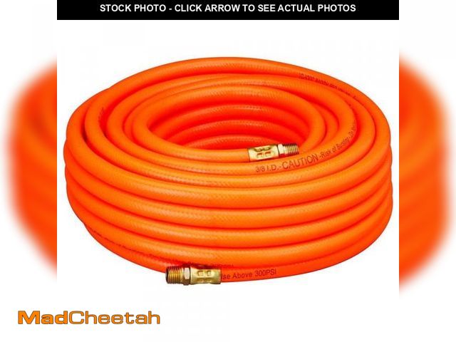 Lot 74-12516991 - Husky 3/8 in. x 50 ft. PVC Air Hose 576-50A-HOM - UNUSED
