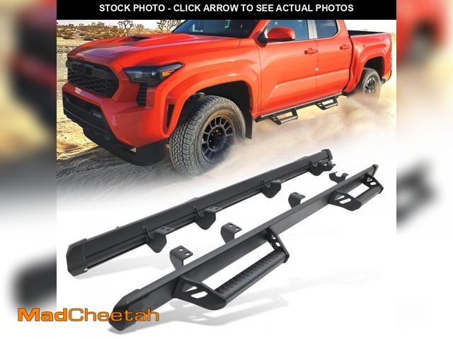 Lot 74-12131063 - Trumgeta 600 lbs Drop Down Running Boards Fit for 2024 2025 Toyota Tacoma Double Cab &amp; Hybrid Si...