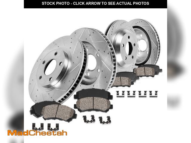 Lot 74-12541013 - Callahan Brake Parts Front and Rear Brake Kit for 2021-2023 Dodge Durango, 2016-2022 Jeep Grand Cher...
