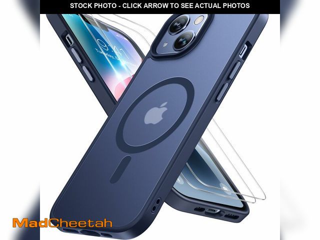 Lot 74-14211334 - Miracase Magnetic for iPhone 14 Case 6.1 inch (Compatible with MagSafe)Ã¯Â¼Ëwith 2X Screen Protecto...
