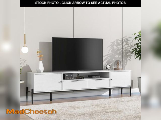 Lot 74-12339704 - Modern TV Console, Entertainment Center with Storage - UNUSED