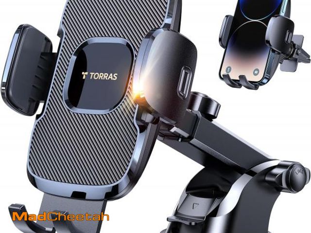 Lot 74-11557840 - TORRAS [Ultra-Durable Cell Phone Holder for Car, Universal Mount Dashboard Windshield Vent Compatibl...