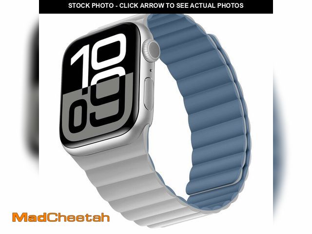 Lot 74-14331809 - Bisikor Compatible with Apple Watch Band 49 46 45 44 42 41 40 38mm, Double Sided Wearable Silicone M...
