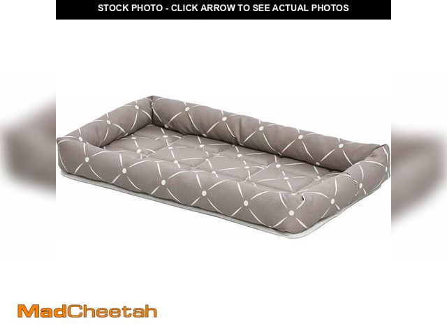 Lot 74-13042283 - MidWest Homes for Pets 40236-MRD Quiet Time Couture Ashton Bolster Pet Bed, Intermediate Dog/36, Mus...