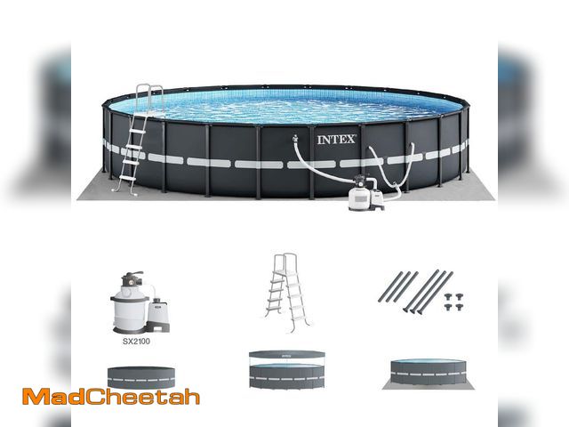 Lot 74-14605091 - Intex Ultra XTR 18 ft. Round 52 in. Deep Above Ground Pool Set 26329EHD - UNUSED