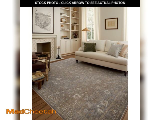 Lot 74-14581955 - Loloi Chris Loves Julia Louisa Stone/Multi 2'-3" x 3'-10" Accent Rug - USED