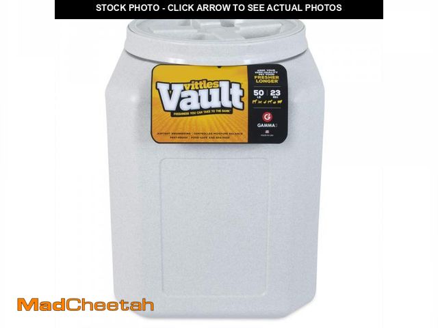 Lot 74-12539765 - Gamma2 Vittles Vault Pet Food Storage Containers - Sealed Dog and Cat Food Storage Container, Fits u...