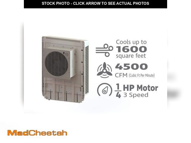 Lot 74-14560392 - Bonaire Durango 4500 CFM 3-Speed Window Evaporative Cooler for 1600 sq. ft. (with Motor) - USED