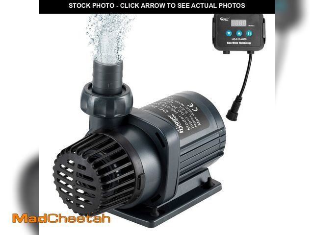 Lot 74-14209764 - hygger 1060GPH Quiet Submersible and External 24V Water Pump, with Controller (30%-100% Settings), P...