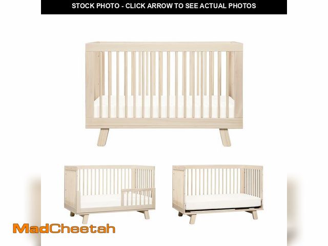 Lot 74-12897404 - Babyletto Hudson 3-in-1 Convertible Baby Crib - GREENGUARD Gold Certified - Convertible Crib to Todd...