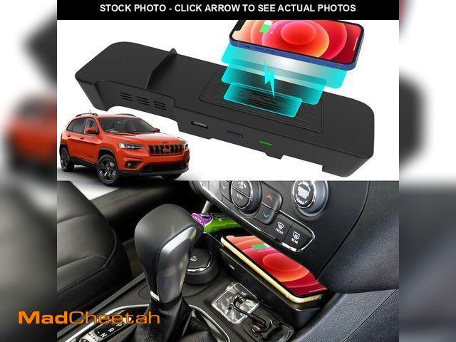 Lot 74-12451790 - CarQiWireless Wireless Charger for Jeep Cherokee 2023 2019-2022 with USB Port, Wireless Phone Chargi...