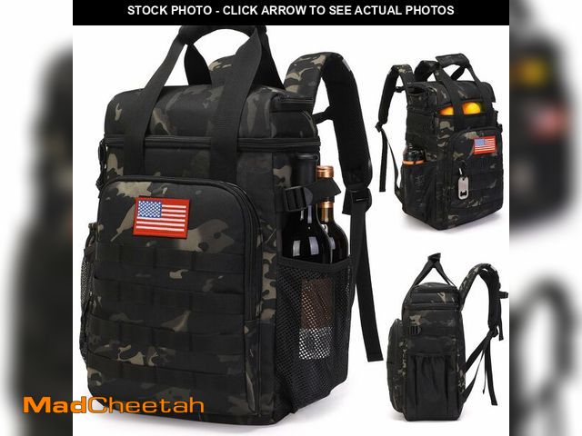 Lot 74-14272927 - Tactical Backpack Cooler,Lunch Backpacks for Men Work with HandleÃ¯Â¼ÅSoft Cooler Backpack Insulate...