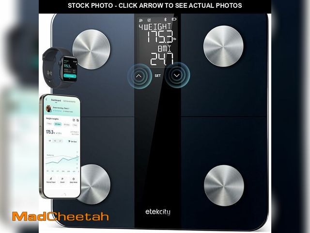 Lot 74-13624489 - Etekcity Upgraded Smart Scale for Body Weight, FSA&amp;HSA Eligible, Bathroom Digital Scale with BMI...
