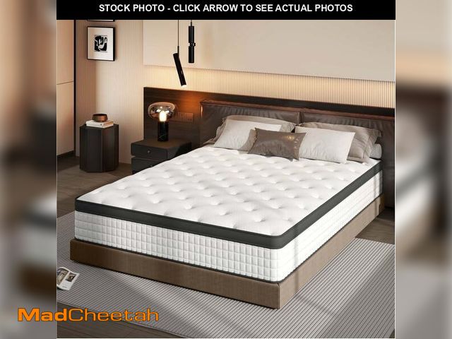 Lot 74-12936383 - Doubleslee Full Mattress, 12" Boxed Memory Foam Hybrid Spring with Motion Isolation and Pressure Rel...