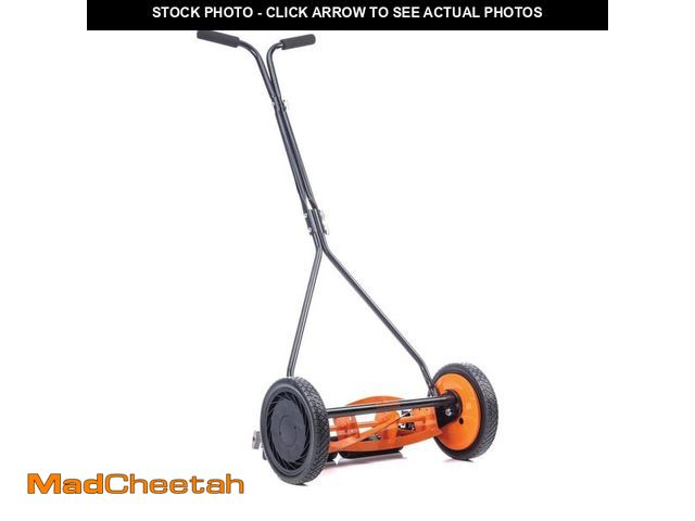 Lot 74-14290695 - BLACK+DECKER 16 in. 4-Blade Manual Walk Behind Reel Lawn Mower - UNUSED