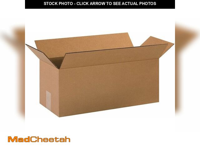 Lot 74-13382200 - BOX USA Shipping Boxes Long 20"L x 8"W x 8"H 25-Pack - Corrugated Cardboard Box for Moving, Mailing,...
