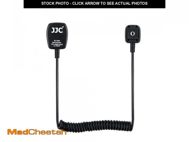 Lot 74-12114604 - Flash TTL Cord JJC Off-Camera Flash Hot Shoe Cord for Nikon Z5 Z6 Z6II Z7 Z7II D6 D5 D780 D850 D810 ...