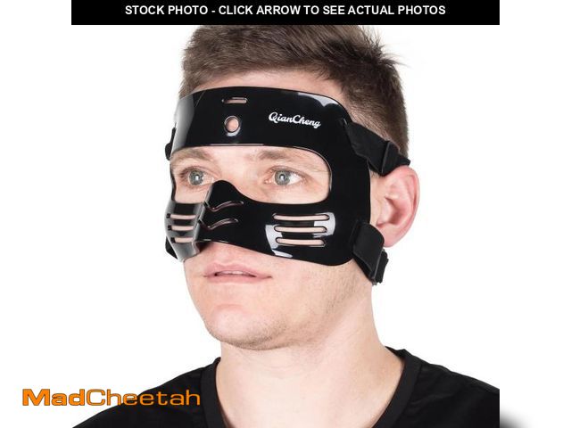 Lot 74-11555653 - Qiancheng Nose Guard Face Shield for Broken Nose, Adjustable Face Guard with Padding, Protection fro...