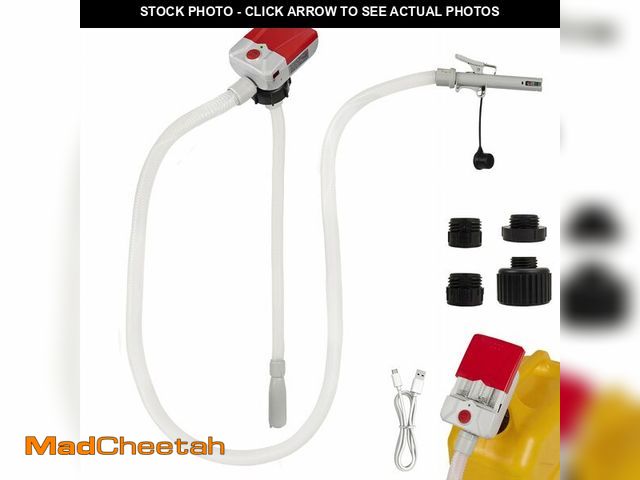 Lot 74-13542879 - FEEDRON Automatic Fuel Transfer Pump with Auto-Stop, 51'' Extra Long Hose, 3.2 Gallon per Min, Batte...