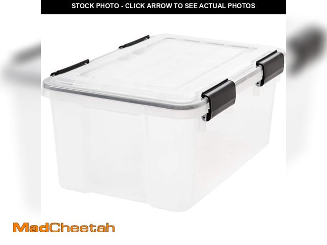 Lot 74-14033679 - IRIS 19 Qt./5 Gal. WeatherPro Storage Tote - UNUSED
