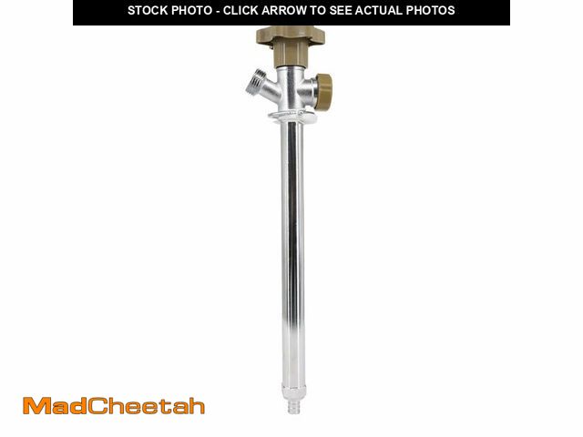 Lot 74-14476651 - Himaweek 10-inch Anti-Siphon Frost Free Sillcock, Quater Turn 3/4-Inch Hose Bibb x 1/2-Inch PEX End,...