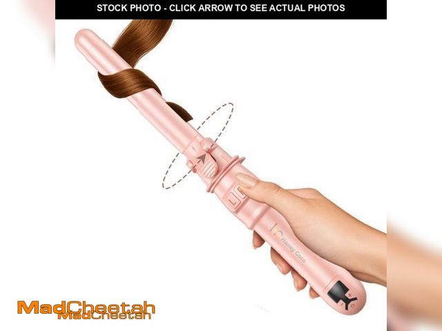 Lot 74-11974935 - Automatic Rotating Curling Iron - 1-Inch/25MM Professional Hair Curler with LED Display, Fast-Heatin...