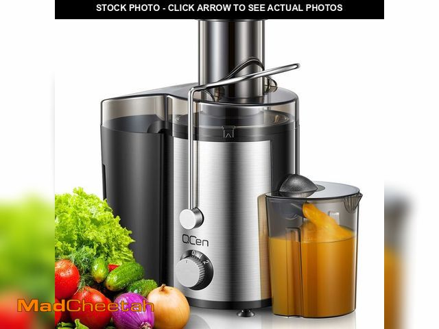 Lot 74-13718955 - Qcen Juicer Machine, 800W Centrifugal Juicer Extractor with Wide Mouth 3Ã¢â¬Â Feed Chute for Fruit...