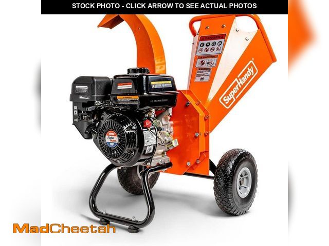 Lot 74-14256755 - SuperHandy Mini Wood Chipper Shredder Mulcher ÃÂ¢Ã¢âÂ¬Ã¢â¬Å 3 in. Max Capacity, 7 HP Engine, Co...