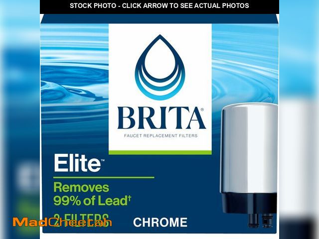 Lot 74-12699050 - Brita Faucet Water Filter for Sink Water Filtration System, BPA-Free, Reduces 99% of Lead, Replaces ...