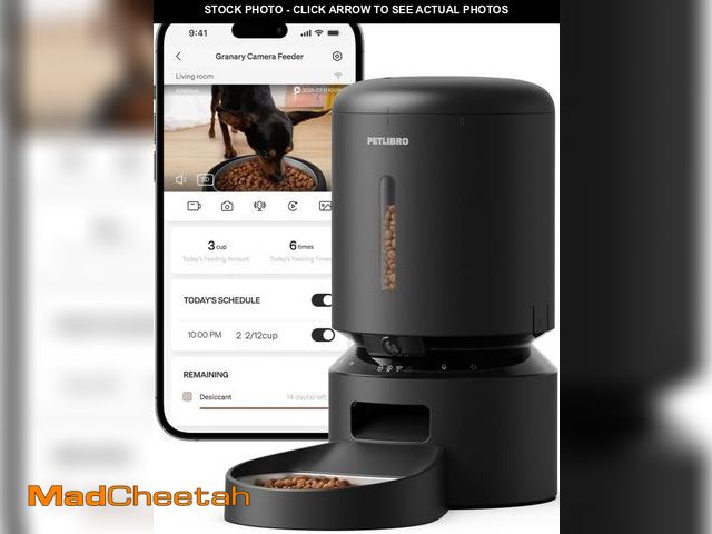 Lot 74-11855756 - PETLIBRO Automatic Cat Feeder with Camera, 1080P HD Video with Night Vision, 5G WiFi Pet Feeder with...