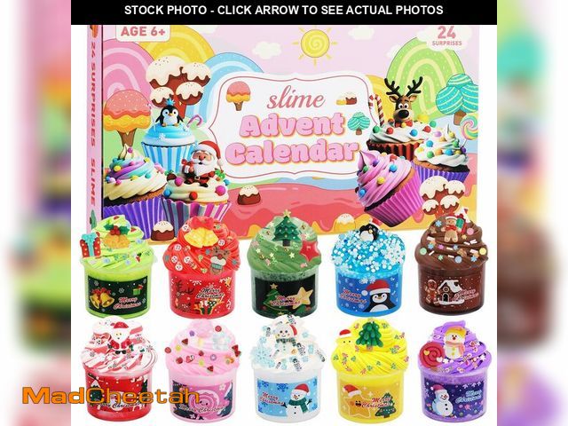 Lot 74-12717152 - Slime Advent Calendar 2025, Christmas Countdown Calendar 24 Days, DIY Cute Butter Slime Supply Kit 2...
