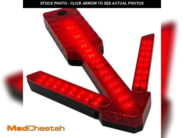 Lot 74-12712006 - Foxfire LED Traffic Warning Arrow, 4 Flash Patterns, Visible 3/4 a mile for Firefighters, First Resp...