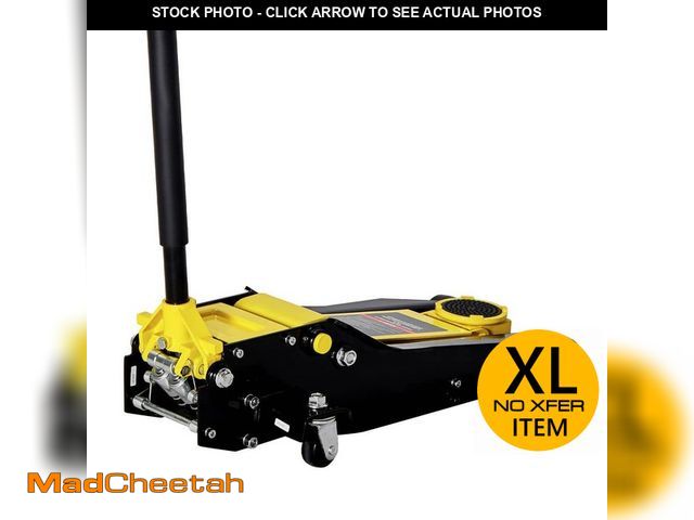 Lot 74-13868292 - SKYSHALO 8818 lbs. Low Profile Floor Jack Steel Racing, Dual-Piston Quick Lift, Hydraulic Trolley, 3...