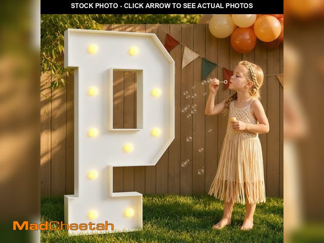 Lot 74-14268503 - imprsv 4FT Marquee Letters Large Light Up Letters for Birthday Party Decor Wedding Decorations, Marq...