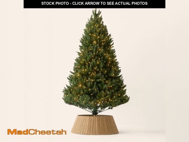 Lot 74-13580193 - 7.5 ft Prelit PE Christmas Tree, 360ÃÂ° Rotating, 6000+ Premium Tips, 1000+ LED Color Lights, by Gi...