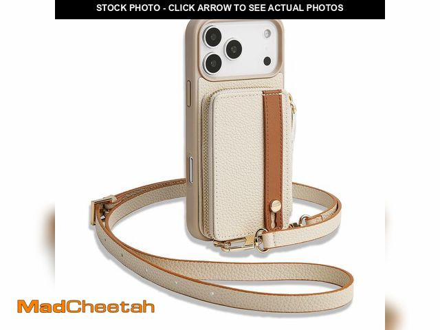 Lot 74-13951570 - LAMEEKU for iPhone 17 Pro Max Wallet Case with Card Holder, Crossbody Case with Kickstand Wrist Stra...