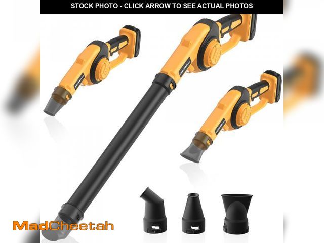 Lot 74-12437031 - HEINPRO Cordless Leaf Blower Compatible with Dewalt 20V Max Battery (Tool Only), Up to 200MPH Small ...