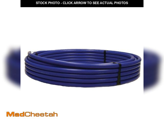 Lot 74-14313945 - Advanced Drainage Systems 1 in. x 100 ft. CTS 250 PSI NSF Poly Pipe in Blue - USED