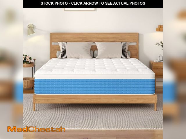 Lot 74-12894774 - HOREAKHJ Queen Mattress, 12 Inch Queen Size Hybrid Mattresses in a Box with Pocket Springs for Motio...