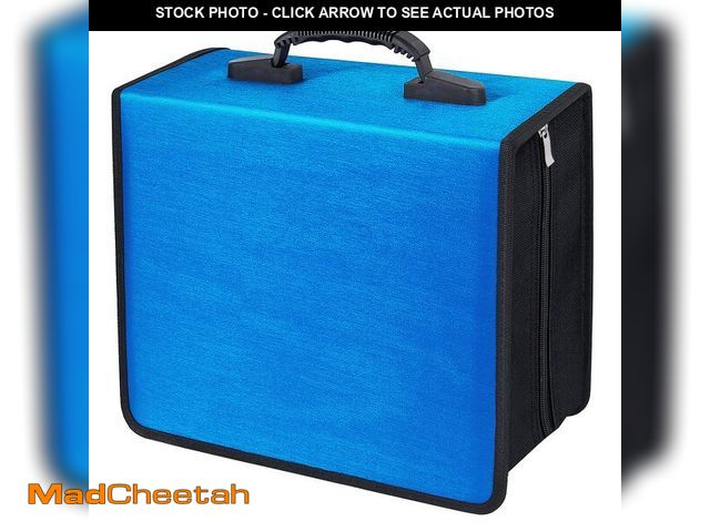 Lot 74-13564325 - Siveit CD/DVD Binder, CD DVD Case Holder Binder 400 Capacity CD/DVD Wallet Storage Booklet Album Box...