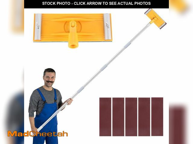 Lot 74-14271310 - Pole Sander Drywall, 31-74-inch Manual Hand Drywall Sander with Extension Pole. Perfect for Painting...
