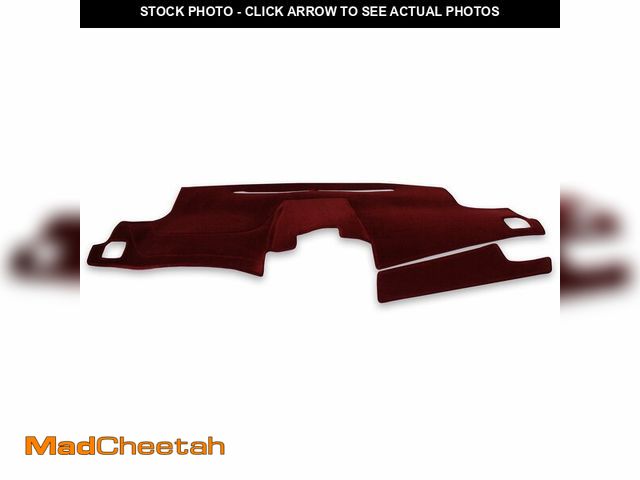 Lot 74-12866313 - Coverking Custom Fit Dashcovers for Select GMC Sonoma Models - Velour (Red) - UNUSED
