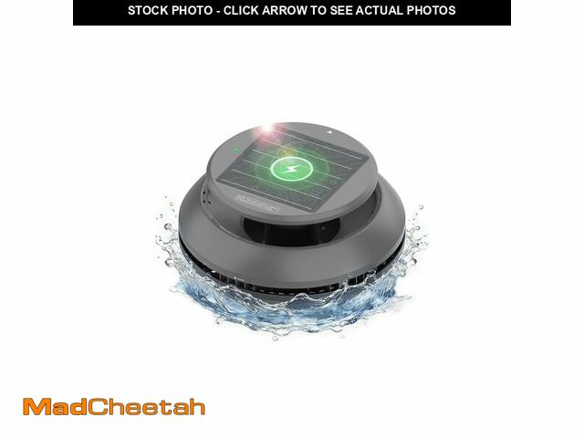 Lot 74-14155098 - Y60 Cordless Solar Pool Skimmer - 2026 Automatic Robotic Pool Surface Cleaner with 360ÃÂ° All-Aroun...